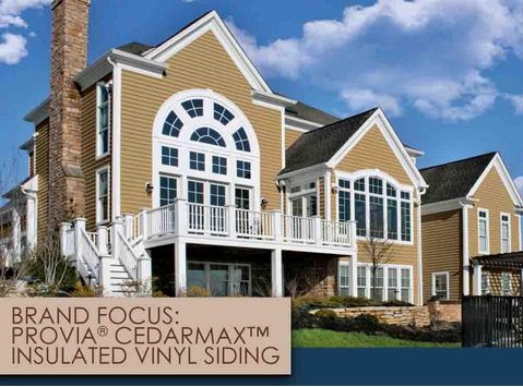 Brand Focus ProVia CedarMAX Insulated Vinyl Siding