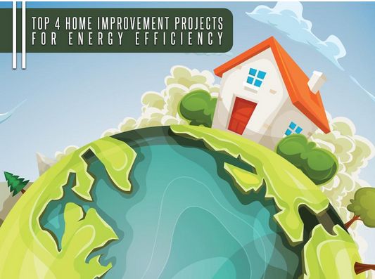 Top 4 Home Improvement Projects For Energy Efficiency Top 4 Home Improvement Projects For Energy Efficiency