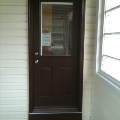 Entry Door with Internal Shade