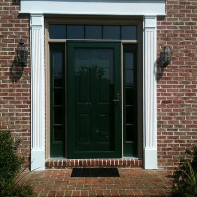 Storm Door Installation with Sidelights
